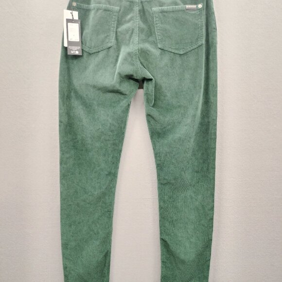 7 FOR ALL MANKIND Men's 30x31 Corduroy Slimmy Slim Tapered Hunter Green $218MSRP - Picture 9 of 10